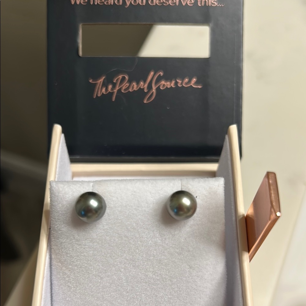 Tahitian Pearl Stud Earrings